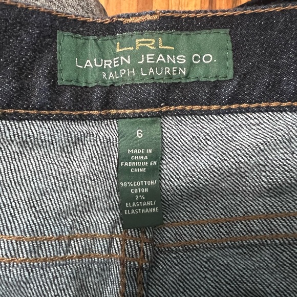 LRL Lauren Jeans Co Boot Cut Stretch Jeans Denim Woman's Size 6 - Picture 3 of 4
